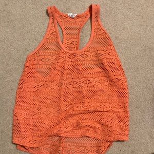 Aeropostale coral pink coverup. Extra small lightly used